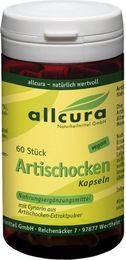 allcura Artischocken Kapseln pflanzlicher Ursprung 60 Stück – Bild 1 von 5