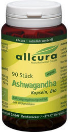 allcura Ashwagandha Bio Kapseln – Bild 1 von 2