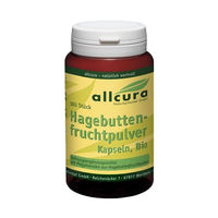 Produktbild von Allcura Bio Hagebutten Fruchtpulver Kapseln 180 Stück