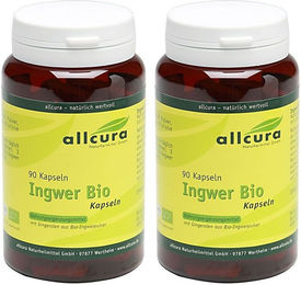 Allcura Bio Ingwer Kapseln 180 Stück – Bild 1 von 1