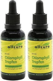 allcura Chlorophyll Tropfen – Bild 1 von 3