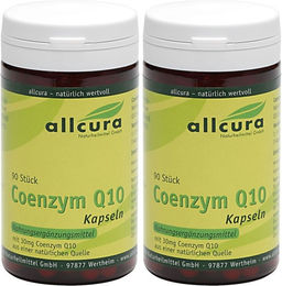 allcura Coenzym Q10 Kapseln mit Ubiquinon 90 Stück – Bild 1 von 1
