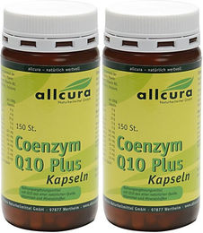 allcura Coenzym Q10 mit Ubiquinon Kapseln 150 Stück – Bild 1 von 1