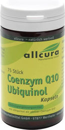 allcura Coenzym Q10 Ubiquinol 100 mg Kapseln – Bild 1 von 3