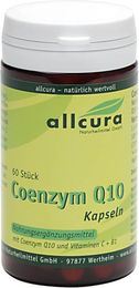 Allcura Coenzym Q10 Ubiquinon 100 mg Kapseln 60 Stück – Bild 1 von 4