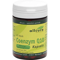 Produktbild von allcura Coenzym Q10 Ubiquinon Kapseln 30 mg 45 Stück
