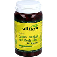 Produktbild von Allcura Cumin Muskat und Koriander Bio Kräuter-Komplex Kapseln 90 Stück