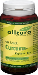 allcura Curcuma Kapseln Bio 90 Stück – Bild 1 von 5