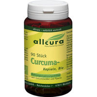 Produktbild von allcura Curcuma Kapseln Bio 90 Stück