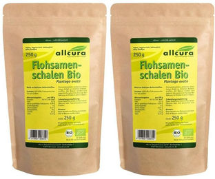 allcura Flohsamenschalen Bio Pulver 500 g – Bild 1 von 3