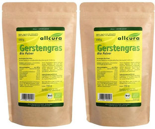 allcura Gerstengras Bio-Pulver – Bild 1 von 3
