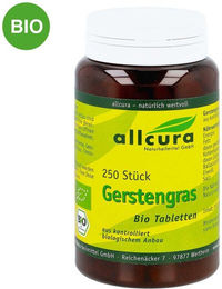 Allcura Gerstengras Bio Tabletten 250 Stück – Bild 1 von 4