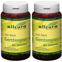 Produktbild von allcura Gerstengras Bio Tabletten