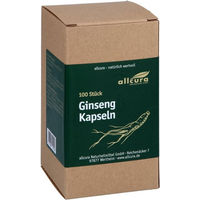 Produktbild von Allcura Ginseng 500 mg Kapseln 100 Stück vegan und laktosefrei
