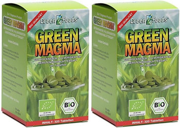 allcura Green Magma Gerstengrasextrakt Bio Tabletten ohne Zusatzstoffe 120 Stück – Bild 1 von 1