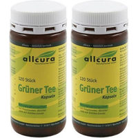 Produktbild von allcura Grüner Tee Kapseln 240 Stück