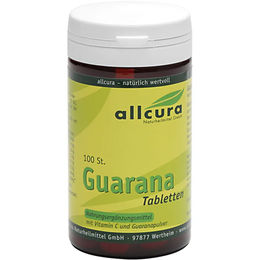 allcura Guarana Tabletten 200 mg 100 Stück – Bild 1 von 4