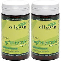 Produktbild von allcura Hopfen Extrakt vegetarische Kapseln 180 Stück