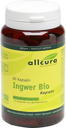 Allcura Ingwer Bio Kapseln – Bild 1 von 4