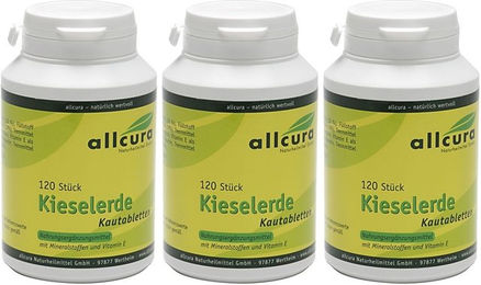 allcura Kieselerde Lutschtabletten 120 Stück – Bild 1 von 1