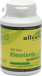 allcura Kieselerde Lutschtabletten 120 Stück – Bild 1 von 4