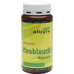 allcura Knoblauch Kapseln 180 Stück – Bild 1 von 4