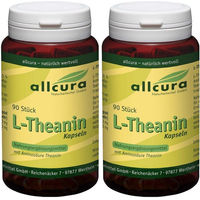 Produktbild von allcura L-Theanin Kapseln 90 mg 180 Kapseln