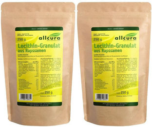 allcura Lecithin Granulat aus Rapssamen Pulver pflanzlicher Ursprung – Bild 1 von 3