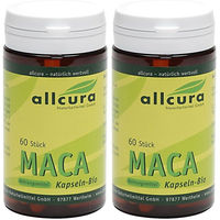 Produktbild von allcura Maca Kapseln Bio 120 Stück