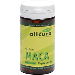 Allcura Maca Kapseln Bio 60 Stück – Bild 1 von 3
