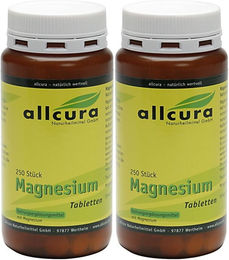 allcura Magnesium Carbonat Tabletten 400 mg 150 Stück – Bild 1 von 1