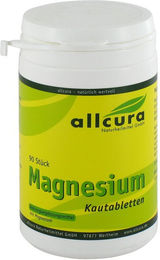 Allcura Magnesium Kautabletten zuckerfrei 90 Stück – Bild 1 von 3