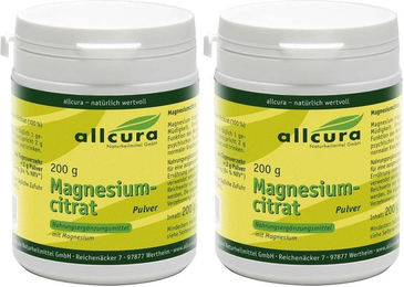 allcura Magnesiumcitrat Pulver – Bild 1 von 3