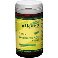 Produktbild von allcura Methionin 500 mg Kapseln 60 Stück