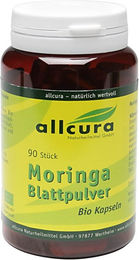 Allcura Moringa Blattpulver Bio Kapseln 90 Stück – Bild 1 von 4