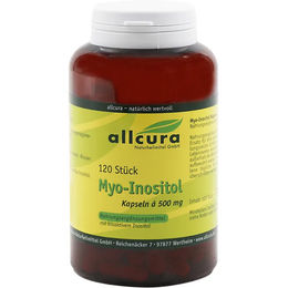 allcura Myo-Inositol 500 mg Kapseln 120 Stück – Bild 1 von 3