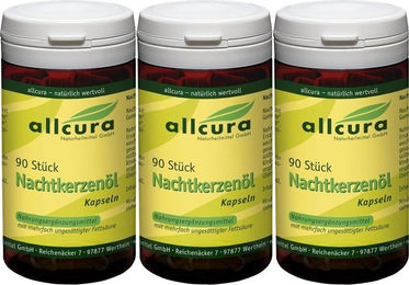 allcura Nachtkerzenöl Kapseln mit Vitamin E 90 Stück – Bild 1 von 1