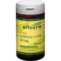 Produktbild von Allcura Naturheilmittel GmbH Griffonia 5-HTP 50 mg Kapseln 90 Stück