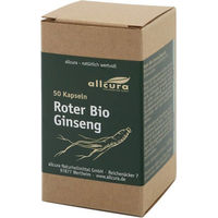 Produktbild von Allcura Roter Bio Ginseng Kapseln 50 Stück