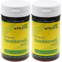 Produktbild von allcura Sanddornöl Kapseln mit Vitamin E 90 Stück
