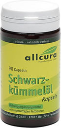 Allcura Schwarzkümmelöl Kapseln Bio 90 Stück – Bild 1 von 4