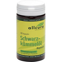 Produktbild von Allcura Schwarzkümmelöl Kapseln Bio 90 Stück