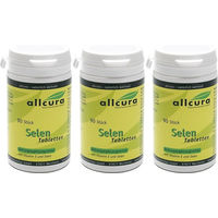 Produktbild von allcura Selen mit Natriumselenit und Vitamin E Tabletten