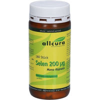 Produktbild von allcura Selen Natriumselenit 200 µg Kapseln 180 Stück für Schwangere und Stillende
