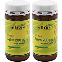 Produktbild von allcura SELEN Natriumselenit 200 µg Kapseln 180 Stück für Schwangere und Stillende