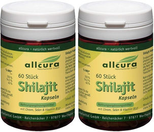 allcura Shilajit Kapseln Mineralstoff-Komplex 60 Stück – Bild 1 von 3