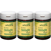 Produktbild von allcura Shilajit Kapseln mit Vitamin B12 60 Kapseln