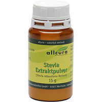 Produktbild von Allcura Stevia Extraktpulver zuckerfrei pflanzlicher Ursprung 15 g
