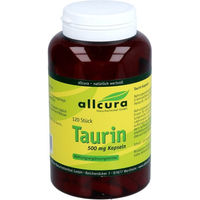 Produktbild von Allcura Taurin 500 mg Kapseln vegan 120 Stück