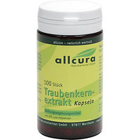 Produktbild von allcura Traubenkernextrakt Kapseln 600 mg 100 Stück